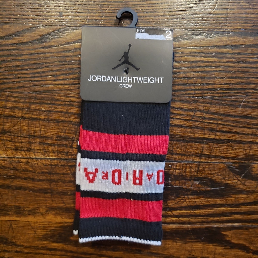 Boys Air Jordan socks- 2 pack